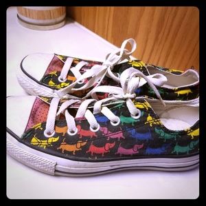 Converse All Star Shoes Dachshund Pattern